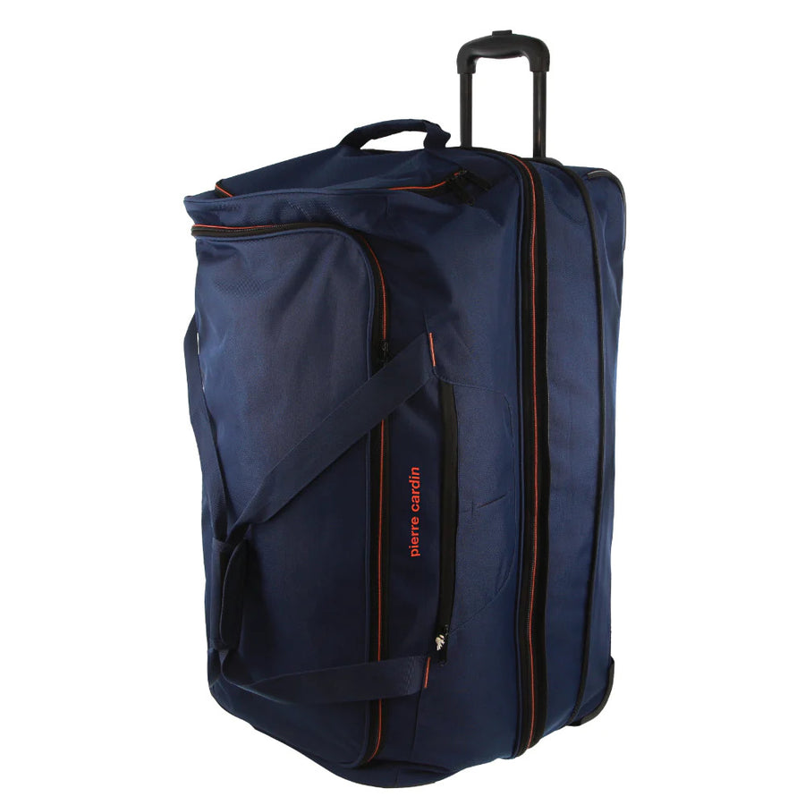 Pierre Cardin Large Wheeled Trolley Duffle Bag - Navy, 82cm