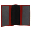 Pierre Cardin Slim Leather Passport Cover with RFID Protection - Red