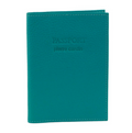Pierre Cardin Slim Leather Passport Cover with RFID Protection - Turquoise