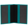Pierre Cardin Slim Leather Passport Cover with RFID Protection - Turquoise