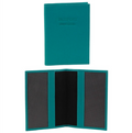 Pierre Cardin Slim Leather Passport Cover with RFID Protection - Turquoise