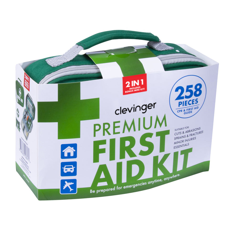 Premium 258-Piece First Aid Kit ARTG Registered Emergency Travel Set