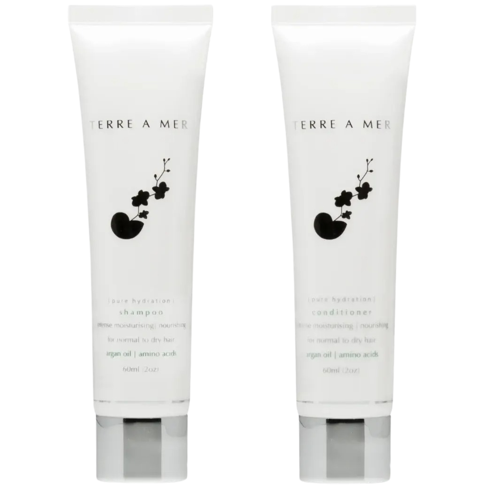 Terre A Mer Pure Hydration Shampoo & Conditioner Duo - 60ml Travel Size - SuperSaverAU - view 2