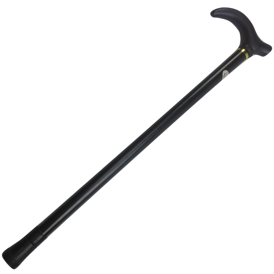 Adjustable Lightweight Aluminium Walking Stick - 54cm to 88cm - Black - SuperSaverAU - view 1