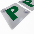 Premium NSW Green P Plates with Suction Cups 2 Pack