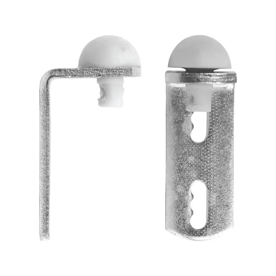 Rolltrak Sliding Door Stop – Metal Bracket & Rubber Stop 2 Pack