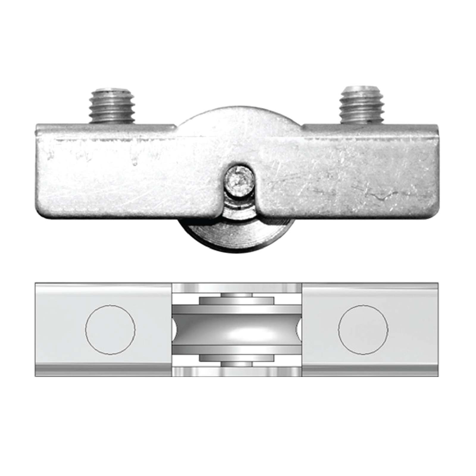 Premium Rolltrak R5280 Window Carriage & Roller – Stainless Steel 2 Pack
