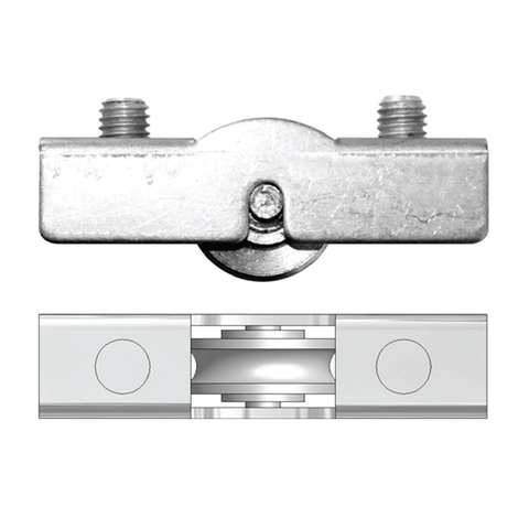 Premium Rolltrak R5280 Window Carriage & Roller – Stainless Steel 2 Pack