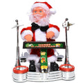 Premium Musical Santa Claus Playing Piano Doll