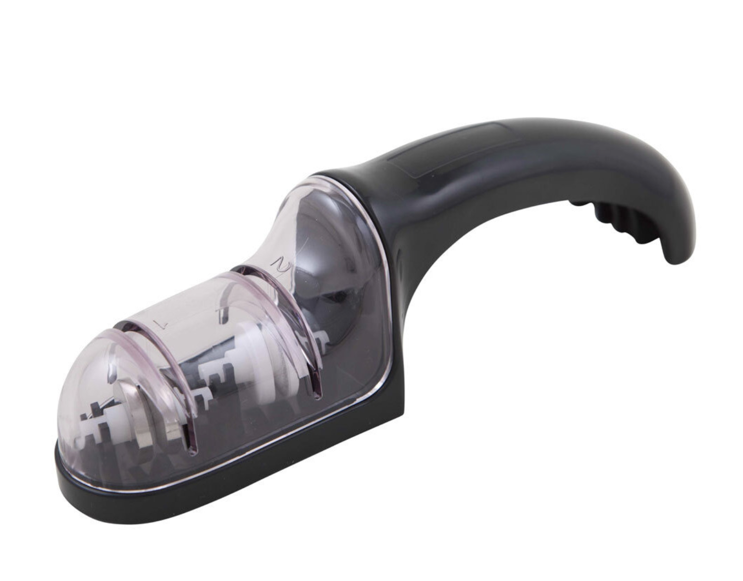 Premium Savannah Duo Roll Knife Sharpener with Diamond Steel - Black, 19cm