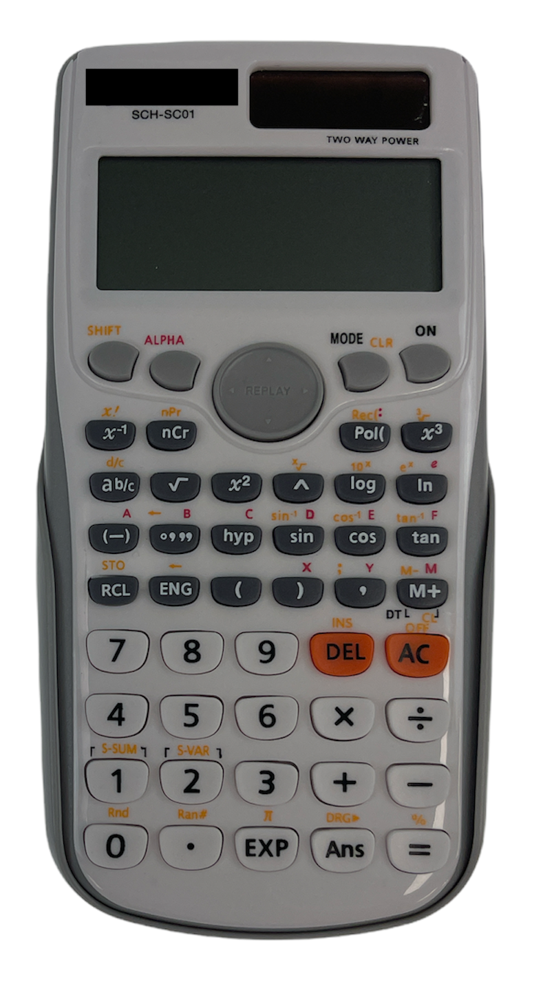 3x Scientific Calculator Universal Student Office Maths Mathematics School - SuperSaverAU - view 4