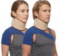 Premium Shoulder Support Brace and Cervical Foam Neck Collar 2 Piece Support Set