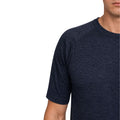 Premium Men's Black Merino Wool Blend Short Sleeve Thermal Top XXL