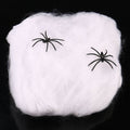 HALLOWEEN STRETCHABLE SPIDER WEB Spooky Decoration with Spiders Party Decor Ghost - SuperSaverAU - view 3