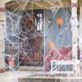 HALLOWEEN STRETCHABLE SPIDER WEB Spooky Decoration with Spiders Party Decor Ghost - SuperSaverAU - view 4