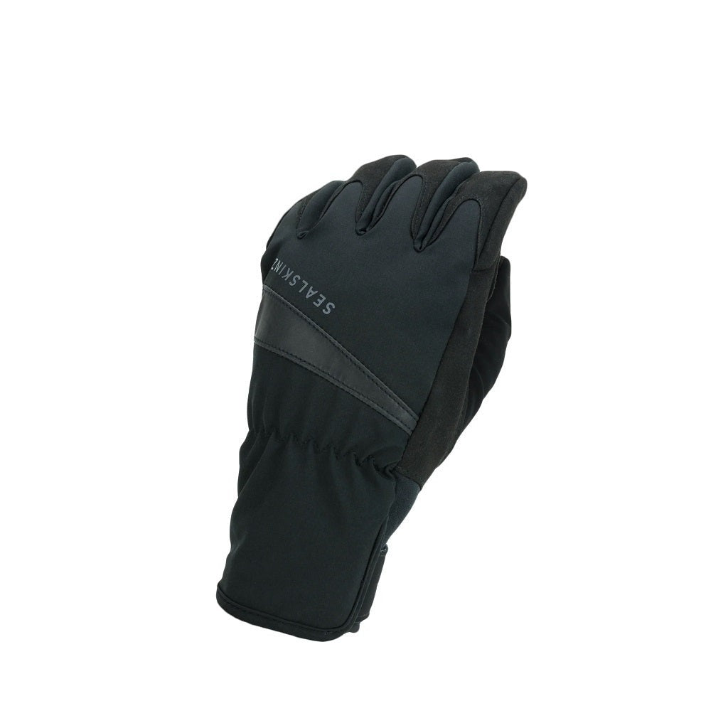 Sealskinz Waterproof All Weather Cycle Gloves with Reflective Padding - Black, L