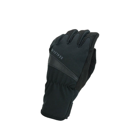 Sealskinz Waterproof All Weather Cycle Gloves with Reflective Padding - Black, L