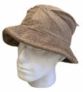 Premium Khaki 100% Cotton Terry Towelling Stingy Brim Bucket Hat L/XL