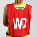 7pcs Set of Summit Netball Bibs Senior Team Pack Bulk Net Ball - Red Colour - SuperSaverAU - view 6