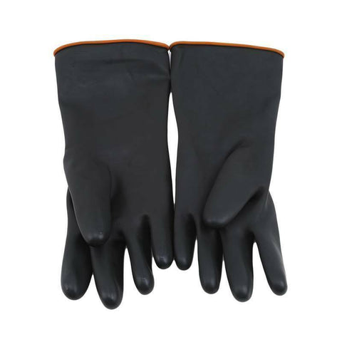 Latex Gloves Rubber PPE Industrial Anti Chemical Acid Heavy Duty Work - SuperSaverAU - view 1