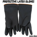 Latex Gloves Rubber PPE Industrial Anti Chemical Acid Heavy Duty Work - SuperSaverAU - view 5