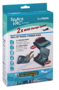 Premium Space Vac Travel Vacuum Storage Bags - 4 Pack