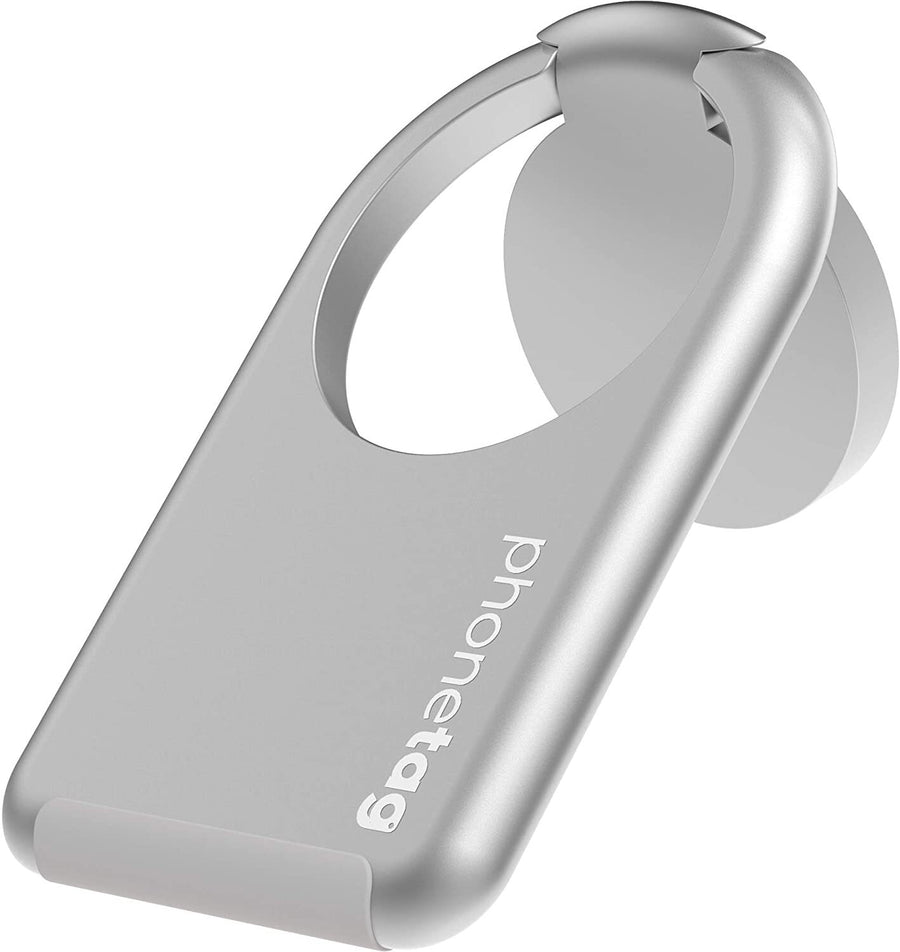phonetag Silver Multi View Magnetic Ring Phone Stand