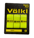 Volkl Super Perf Over Grip Neon Yellow Overgrip Tennis Squash Badminton - 3 Pack - SuperSaverAU - view 1