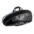 Premium Primo Pro Tennis Bag with 2 Racquet Compartment - Black/Charcoal