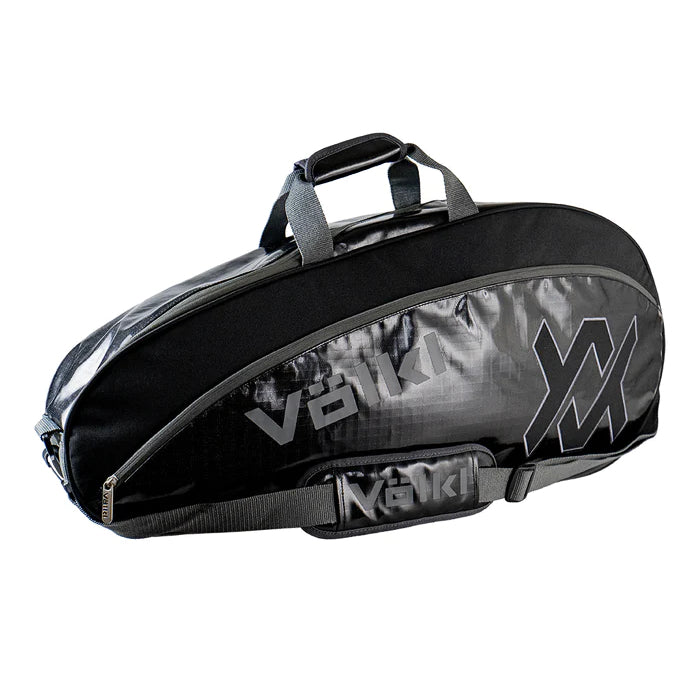 Premium Primo Pro Tennis Bag with 2 Racquet Compartment - Black/Charcoal