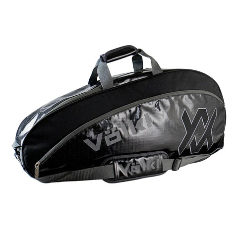 Premium Primo Pro Tennis Bag with 2 Racquet Compartment - Black/Charcoal