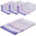 12pcs 100% Cotton Jumbo Tea Towel 90cm x 63cm - Assorted Colours - SuperSaverAU - view 2