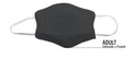 Tigerplast 3 Layer Washable Fabric Face Masks - Black, 3 Pack