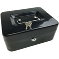Premium Lockable Metal Cash Box with Deposit Slot & 2 Keys