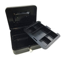 Premium Lockable Metal Cash Box with Deposit Slot & 2 Keys