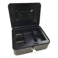 Premium Lockable Metal Cash Box with Deposit Slot & 2 Keys