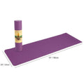 Premium Non-Slip TPE Yoga Mat with Carry Strap - Assorted Colours, 183 x 61 x 0.6cm