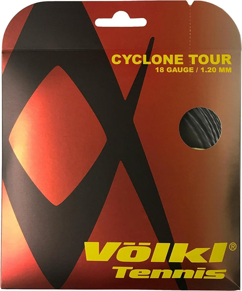 Volkl Cyclone Tour Twisted Co-Poly Tennis String 18G 1.20mm - Anthracite