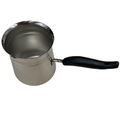 1.2L TURKISH COFFEE POT Milk Warmer Jug w Handle STAINLESS STEEL - SuperSaverAU - view 1