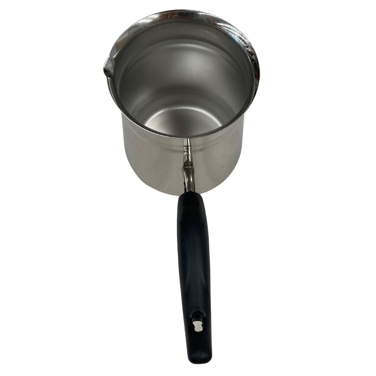 1.2L TURKISH COFFEE POT Milk Warmer Jug w Handle STAINLESS STEEL - SuperSaverAU - view 5