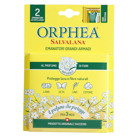 Orphea Clothes Protector Natural Floral Diffusers – 2 Pack