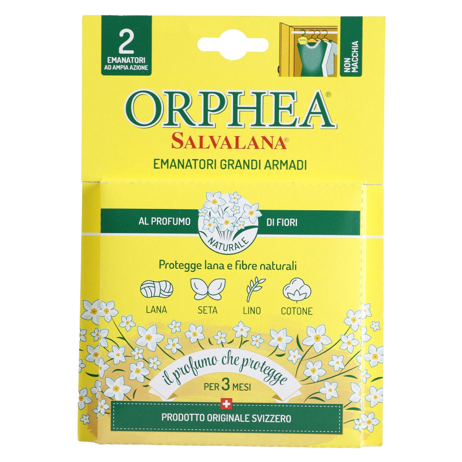 Orphea Clothes Protector Natural Floral Diffusers – 2 Pack