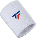 Tecnifibre XL Tennis Wristband with Dual-Layer Organic Cotton - White