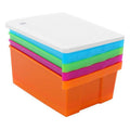 Premium MEGA 4 Tier Plastic Drawer Storage Cabinet - Coloured