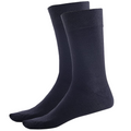 Premium 1 Pair Navy Bamboo Crew Business Socks 2-8