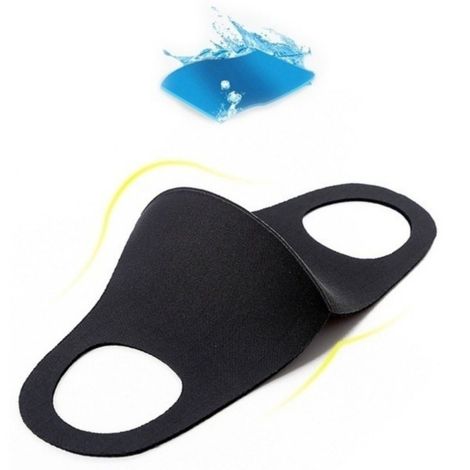 SUMMER Reusable Breathable Face Mask Mouth Mask Anti Dust Haze Protective in Black - SuperSaverAU - view 12
