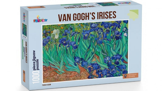 Premium Van Gogh's Irises 1000-Piece Jigsaw Puzzle