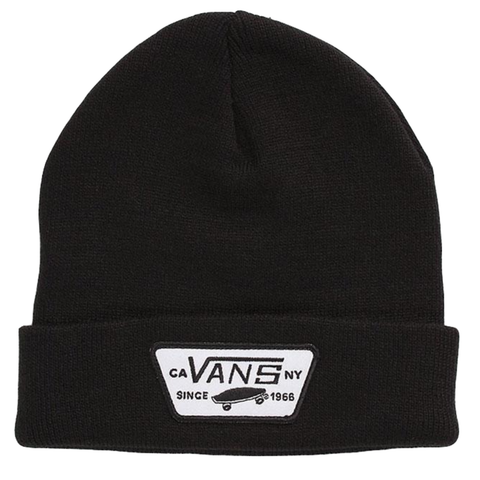 VANS Milford Beanie Winter Knit Hat - Black