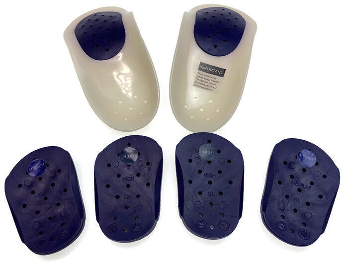 WALKFIT 3/4 Orthotic Insoles Blue Size C with Cushioning and Odour Protection