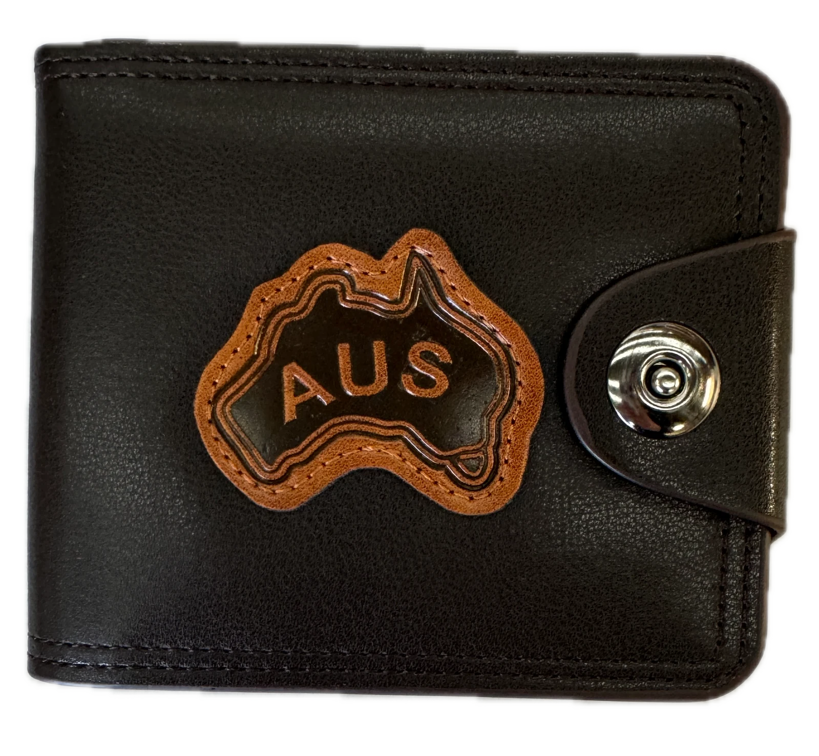 Classic Brown Souvenir Wallet by Premium - Embossed AUS Design - SuperSaverAU - view 2